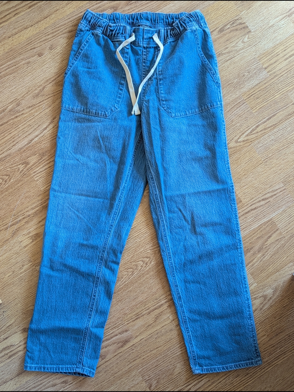 Buffalo David Bitton Light Blue Women's Denim Jeggings with Drawstring (New)